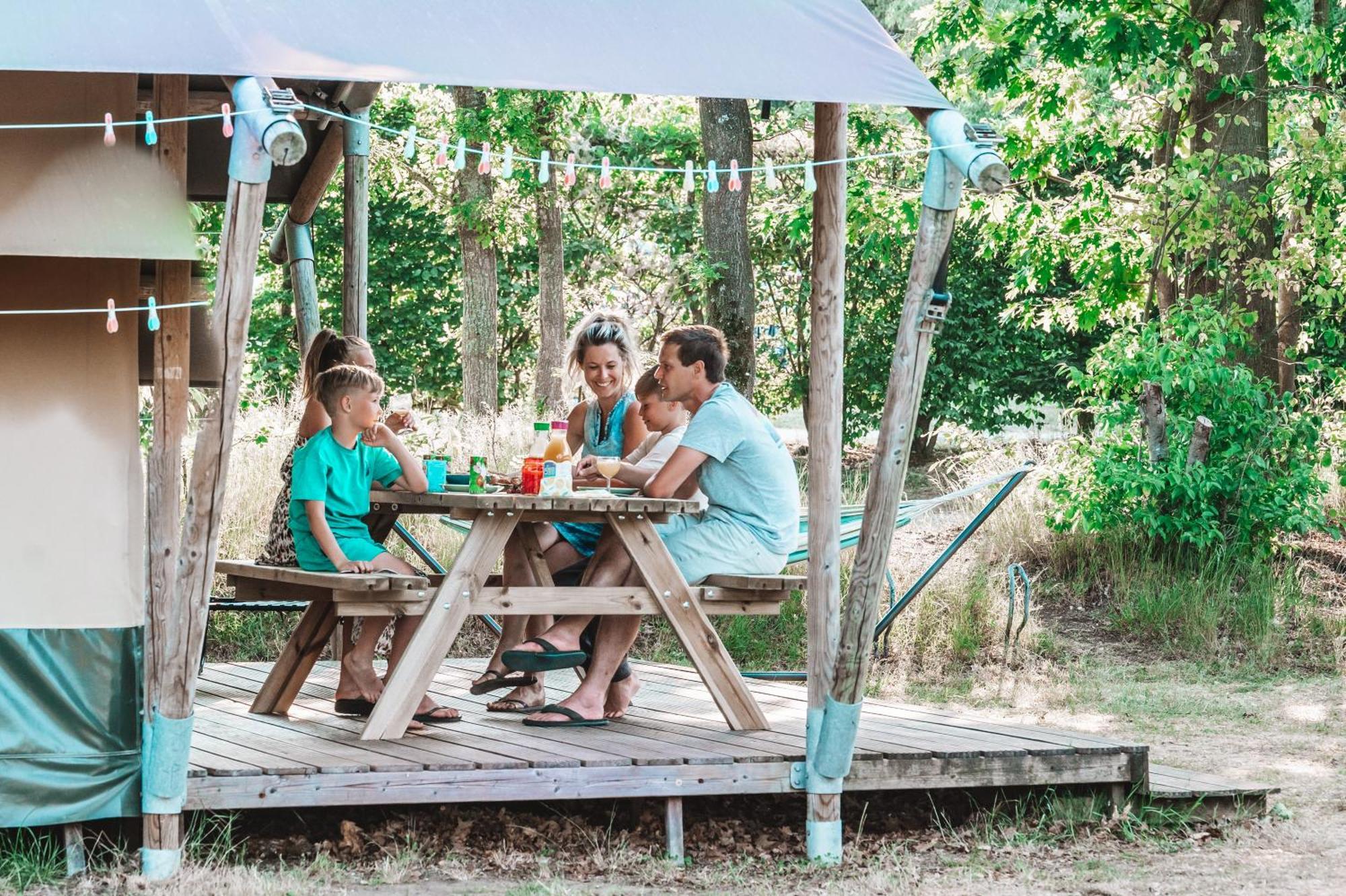 Glamping Holten luxe safaritent 2 Exterior foto